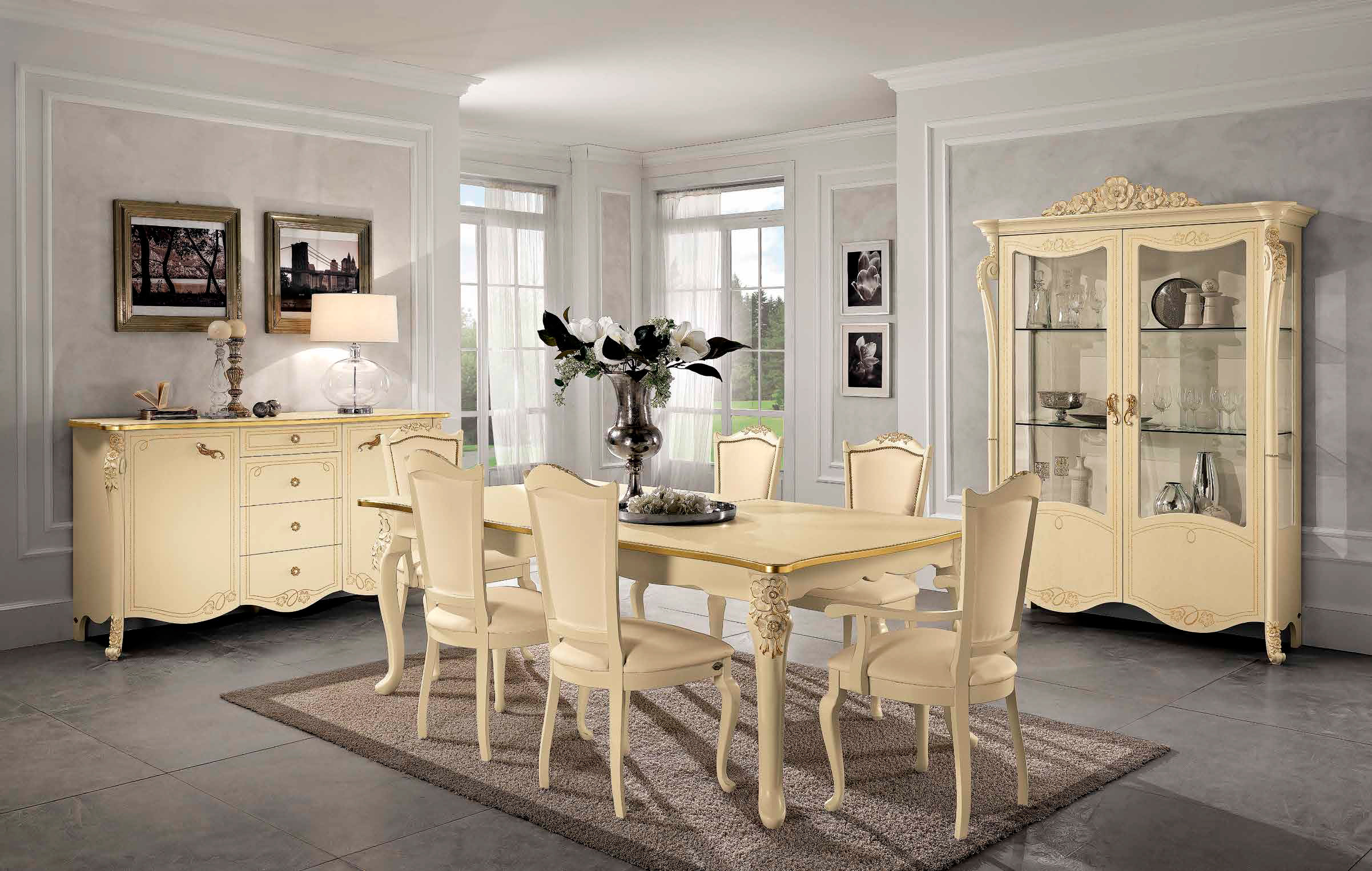 Новая коллекция мебели в столовую и гостиную комнаты от итальянской фабрики Mobil Piu - Viola, Viola Luxor