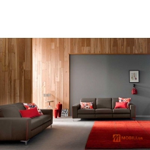 Модульный диван в современном стиле, обивка кожа TREVOR