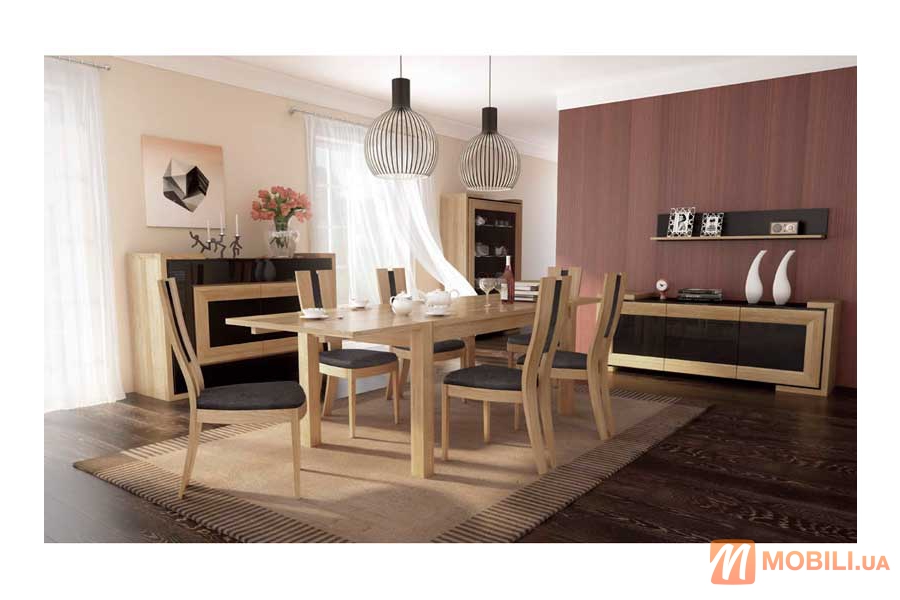 Комплект мебели в столовую комнату, современный стиль CORINO
