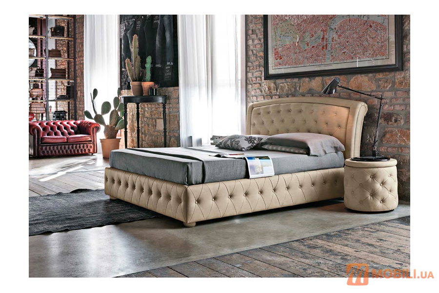 Кровать двуспальная с подъемником в современном стиле SICILIA