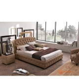 Кровать двуспальная с подъемником в современном стиле SICILIA