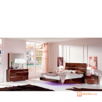 Спальный гарнитур в современном стиле CAPRICE WALNUT