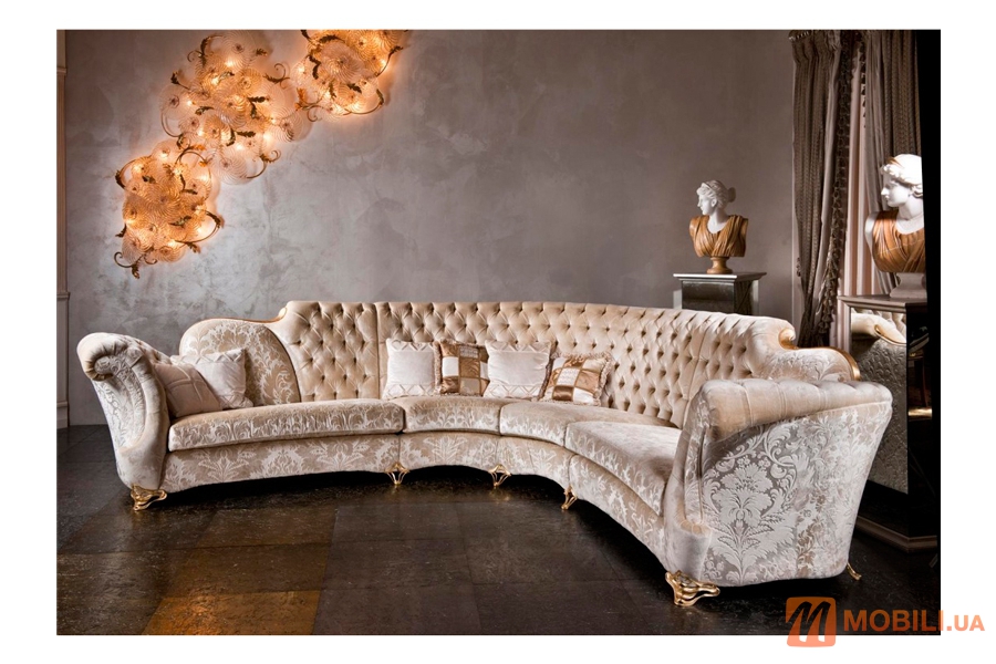 Угловой диван в стиле арт деко FLORINDO SPECIAL