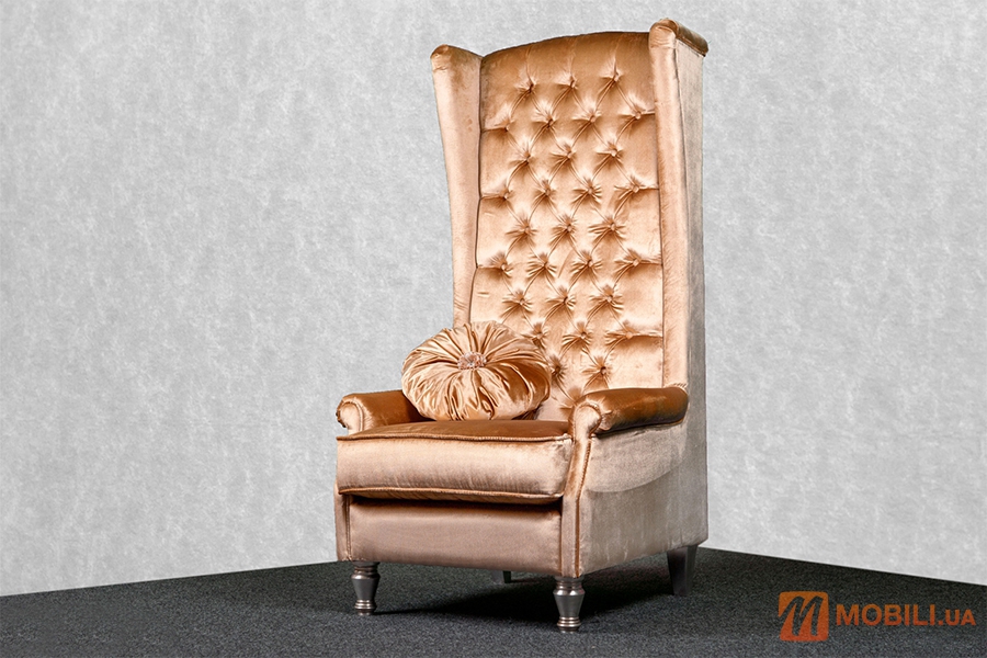 Кресло с высокой спинкой, в стиле арт деко AVENO