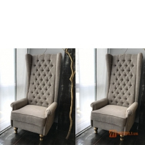 Кресло с высокой спинкой, в стиле арт деко AVENO