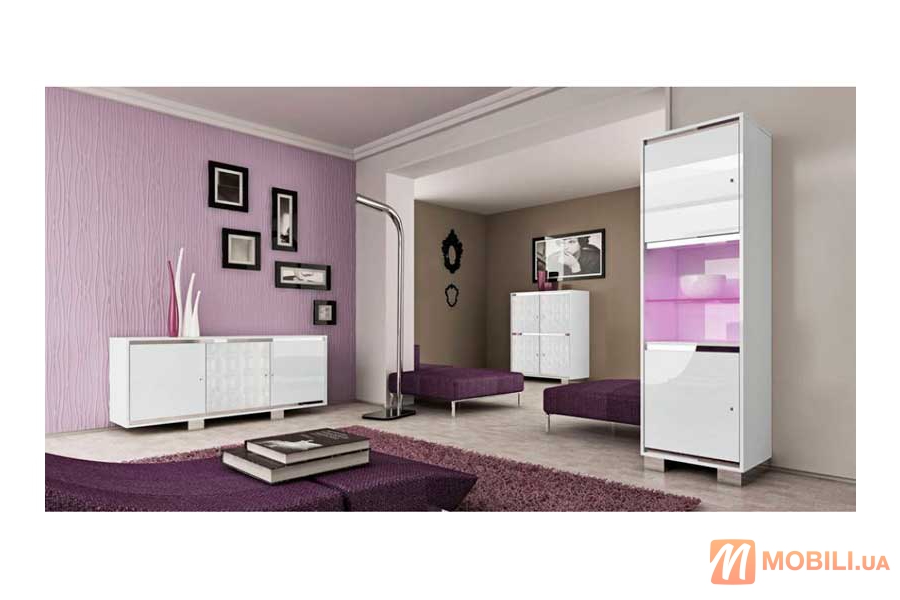 Комплект мебели в гостиную комнату, современный стиль CAPRICE WHITE