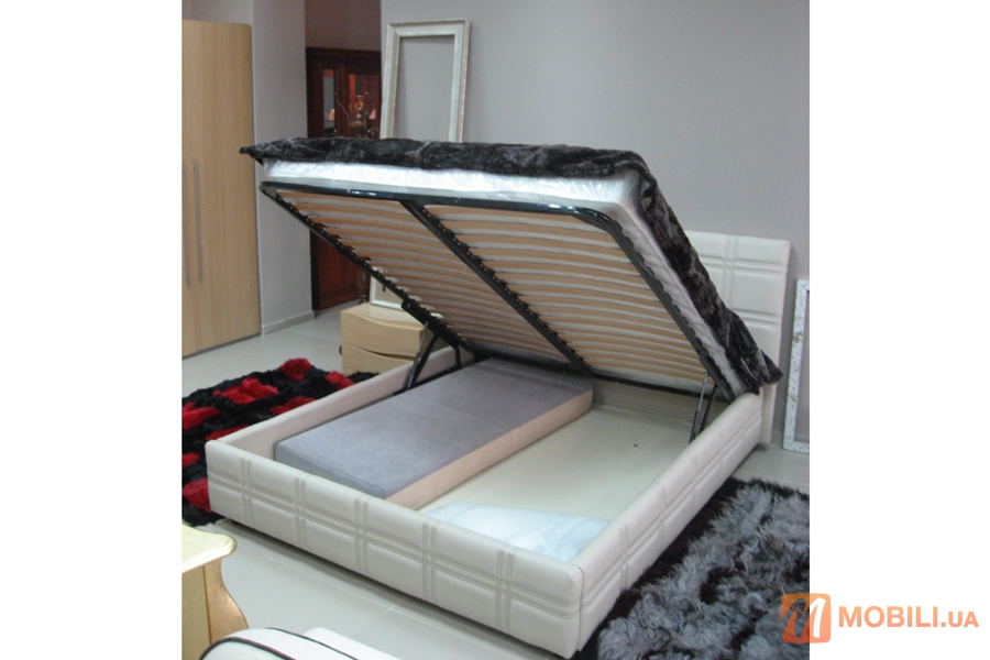 Кровать двуспальная с подъемником в современном стиле AIDA NEW