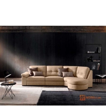Модульный диван в современном стиле, обивка кожа DESMOND