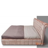 Кровать в тканевой обивке, с подъемным механизмом  VIENNA