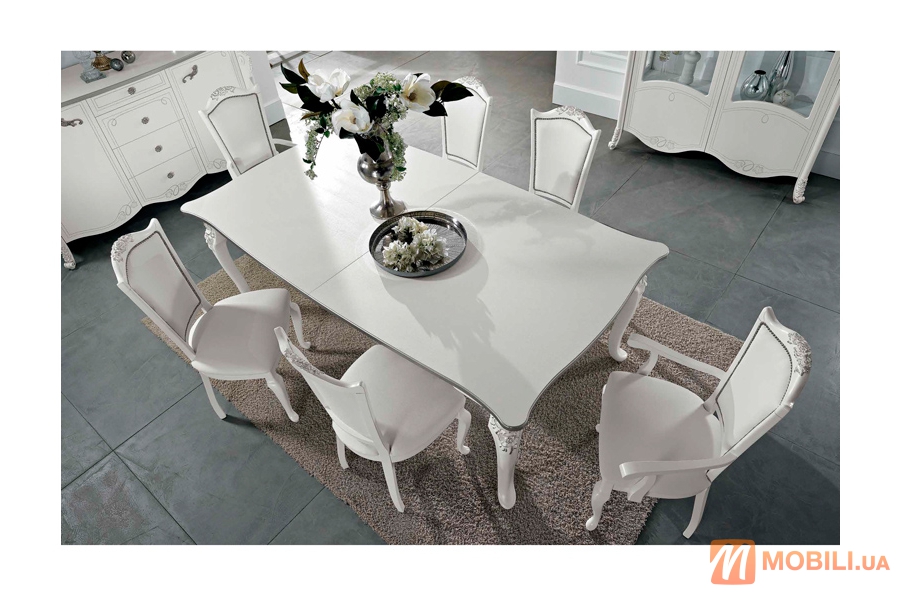 Мебель в столовую комнату, классический стиль VIOLA BIANCO