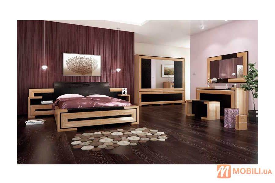 Комплект мебели в спальню в современном стиле CORINO