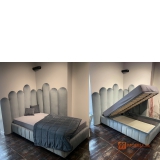 Кровать со стеновой панелью GLORIA