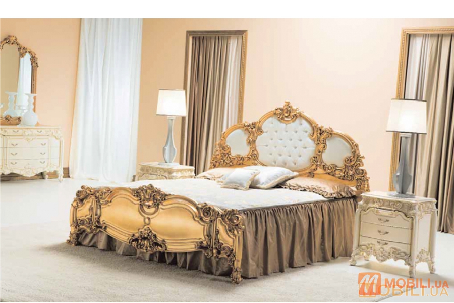 Двуспальная кровать с подстежкой Капитоне PANDORA