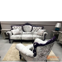 Комплект диван 3 местный и 2 кресла в стиле барокко BAROCCO D